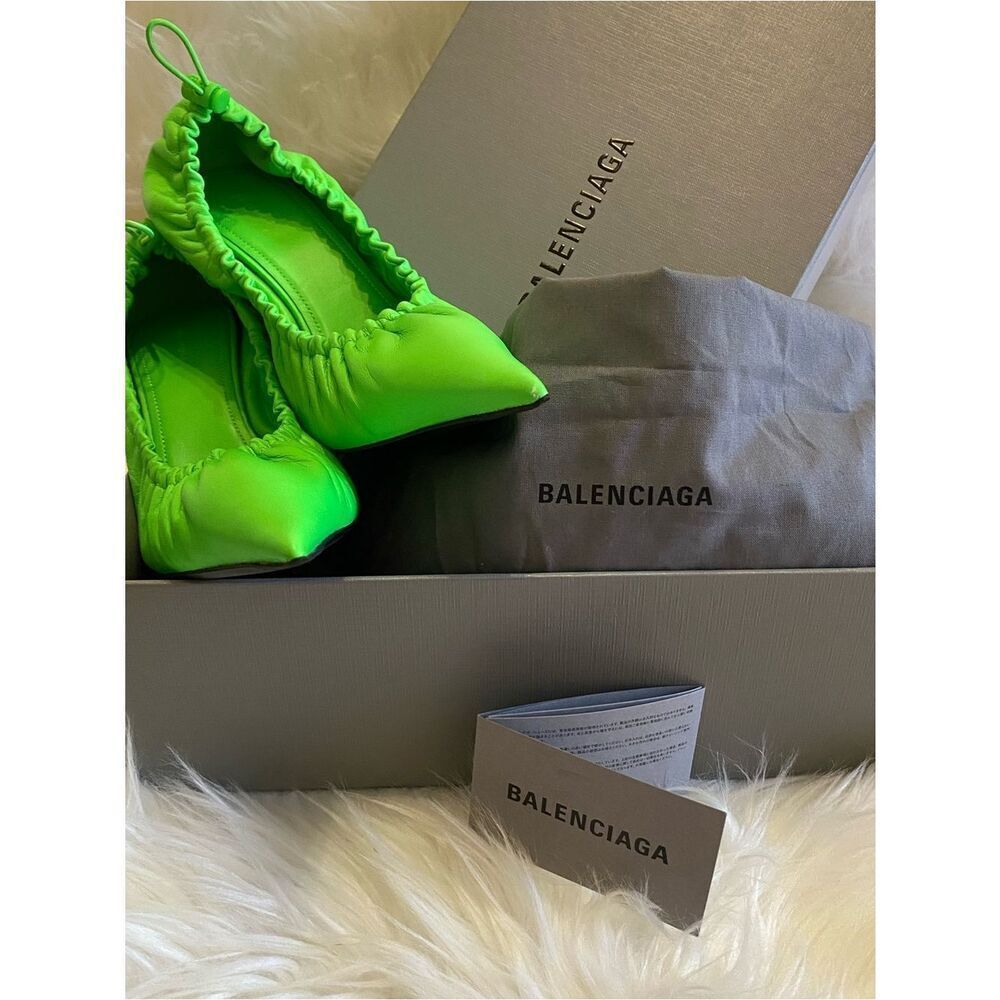 🛍️Balenciaga Scrunch Knife Pumps F NWT W/Packaging & Certificate of Authenticity